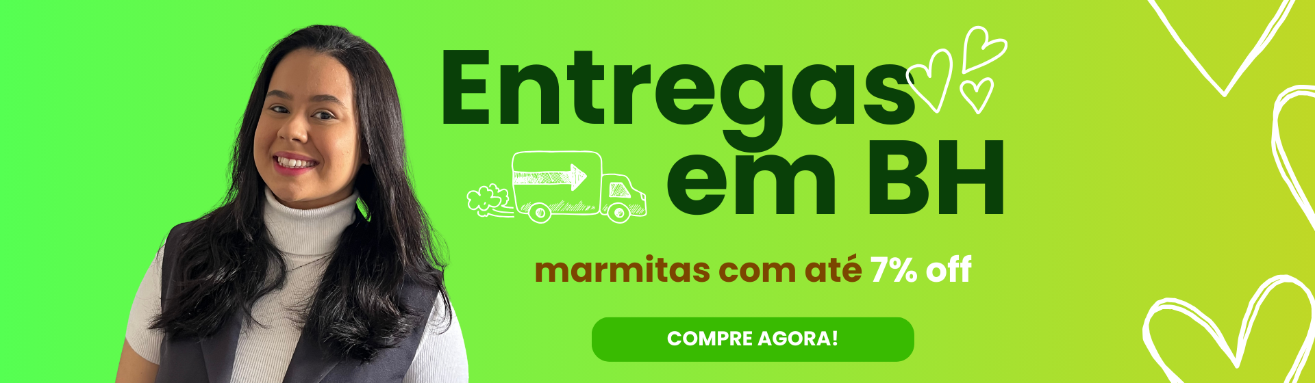 Entregas em BH - marmitas com até 7% off