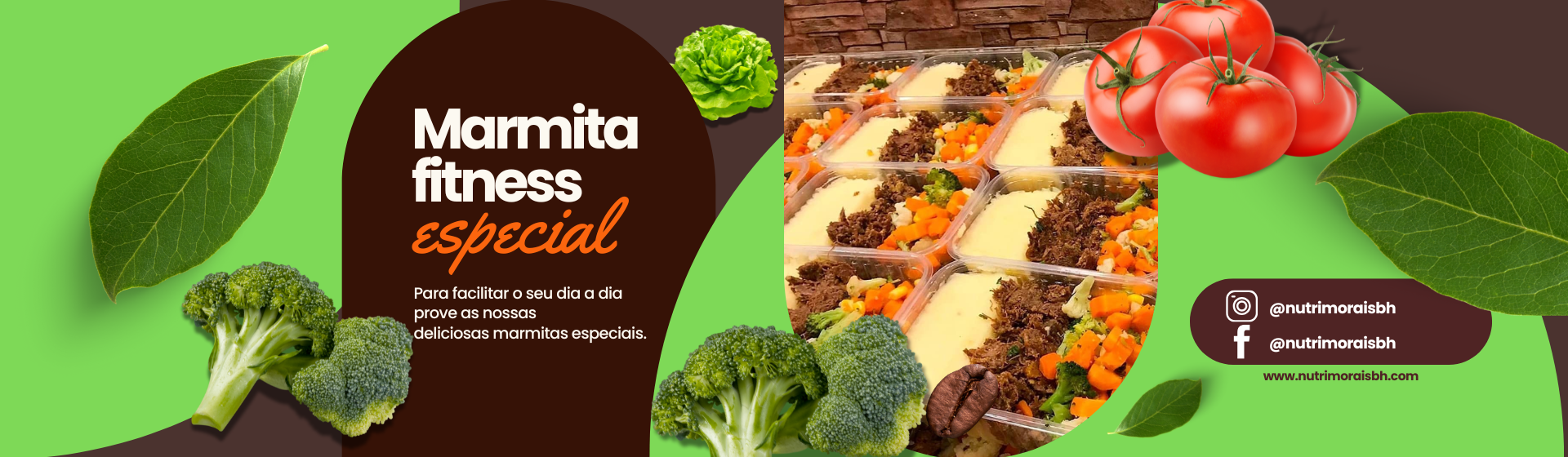 Marmita fitness especial - Para facilitar o seu dia a dia prove as nossas deliciosas marmitas especiais